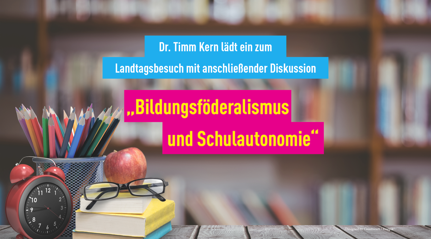 Dr. Timm Kern MdL | Einladung zu Landtagsbesuch und Diskussion